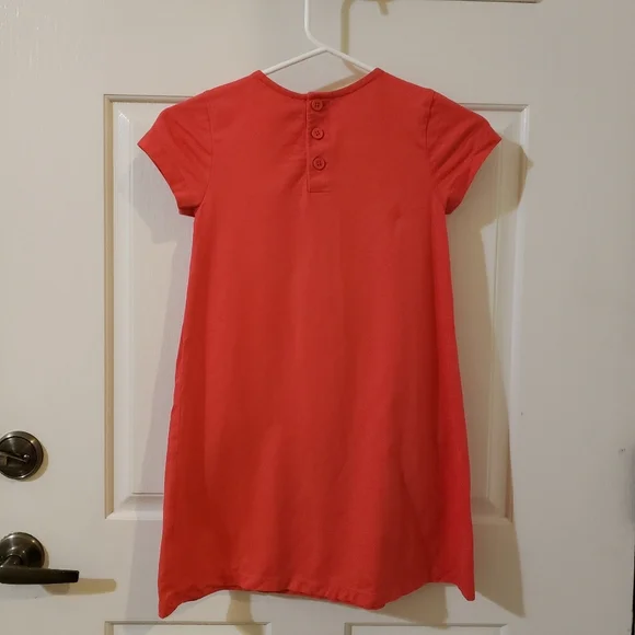 Hanna Andersson dress with skates size 6-7